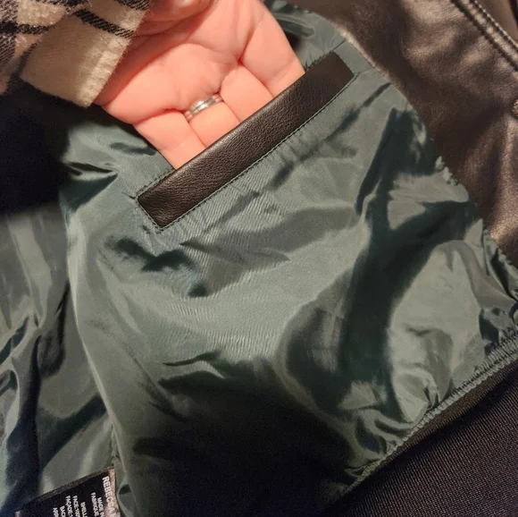 Rebecca Minkoff Black Diamond Quilted Bomber Jacket Size XL Oversized - Picture 5 of 11